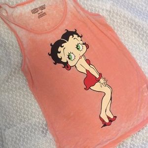 🤩 4/$25 Betty Boop Ombre Tank Top